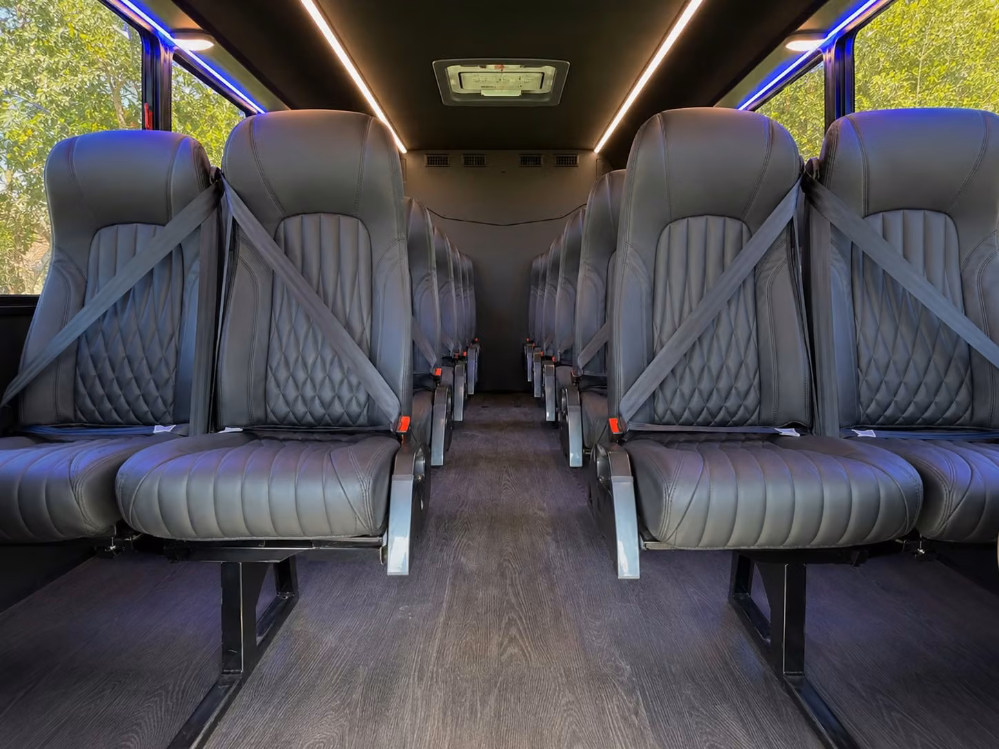 18 passenger minibus inside