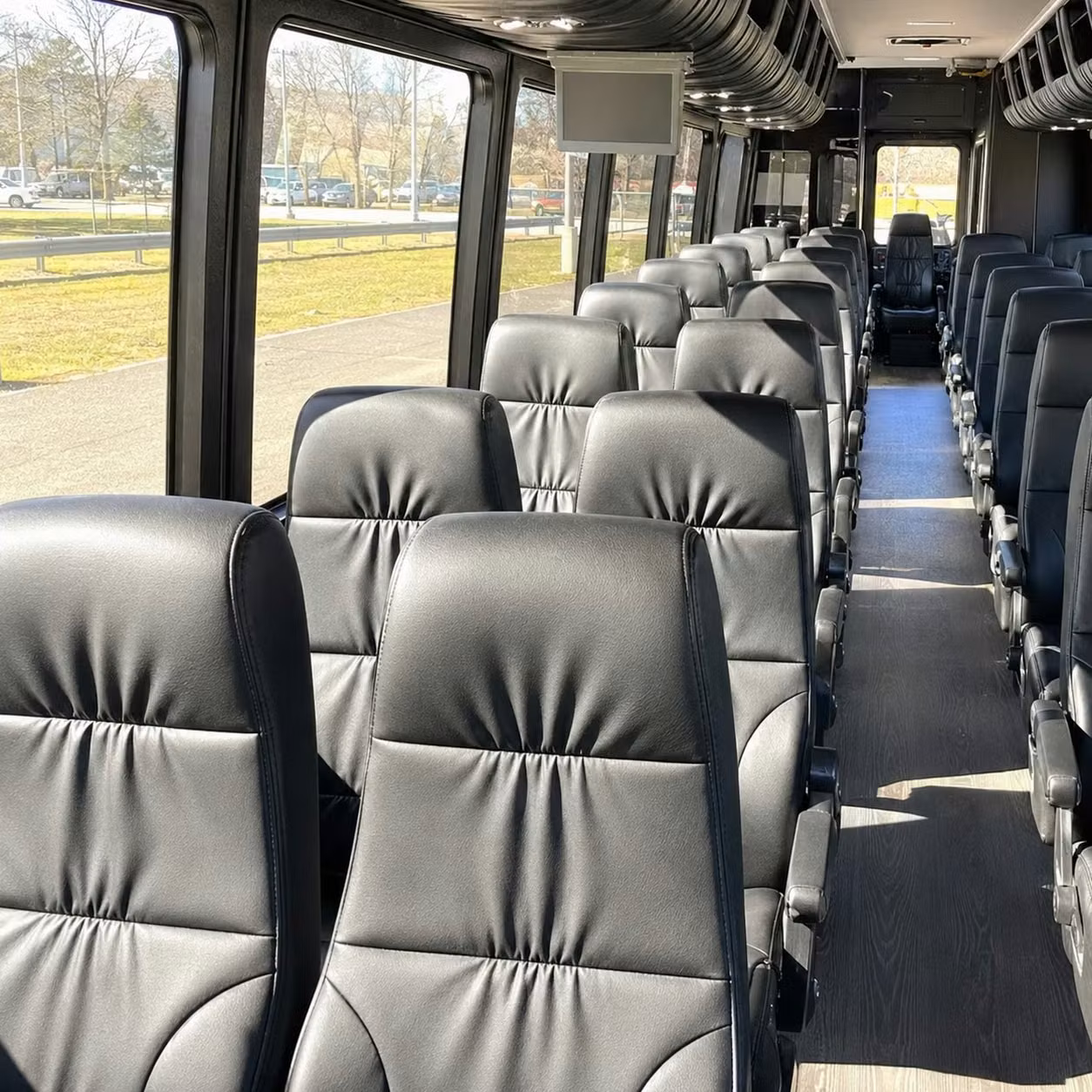 25 passenger minibus inside