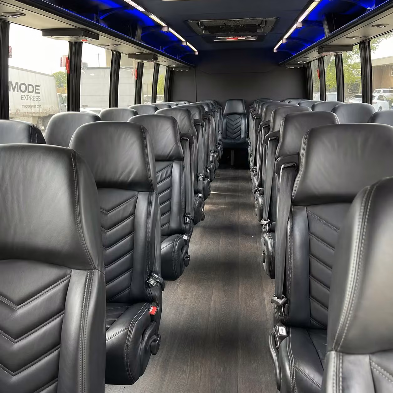 30 passenger minibus inside