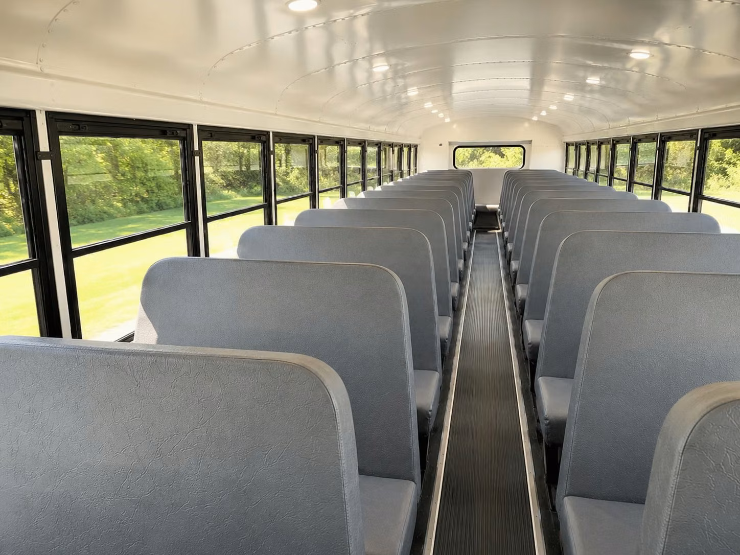 school bus interior