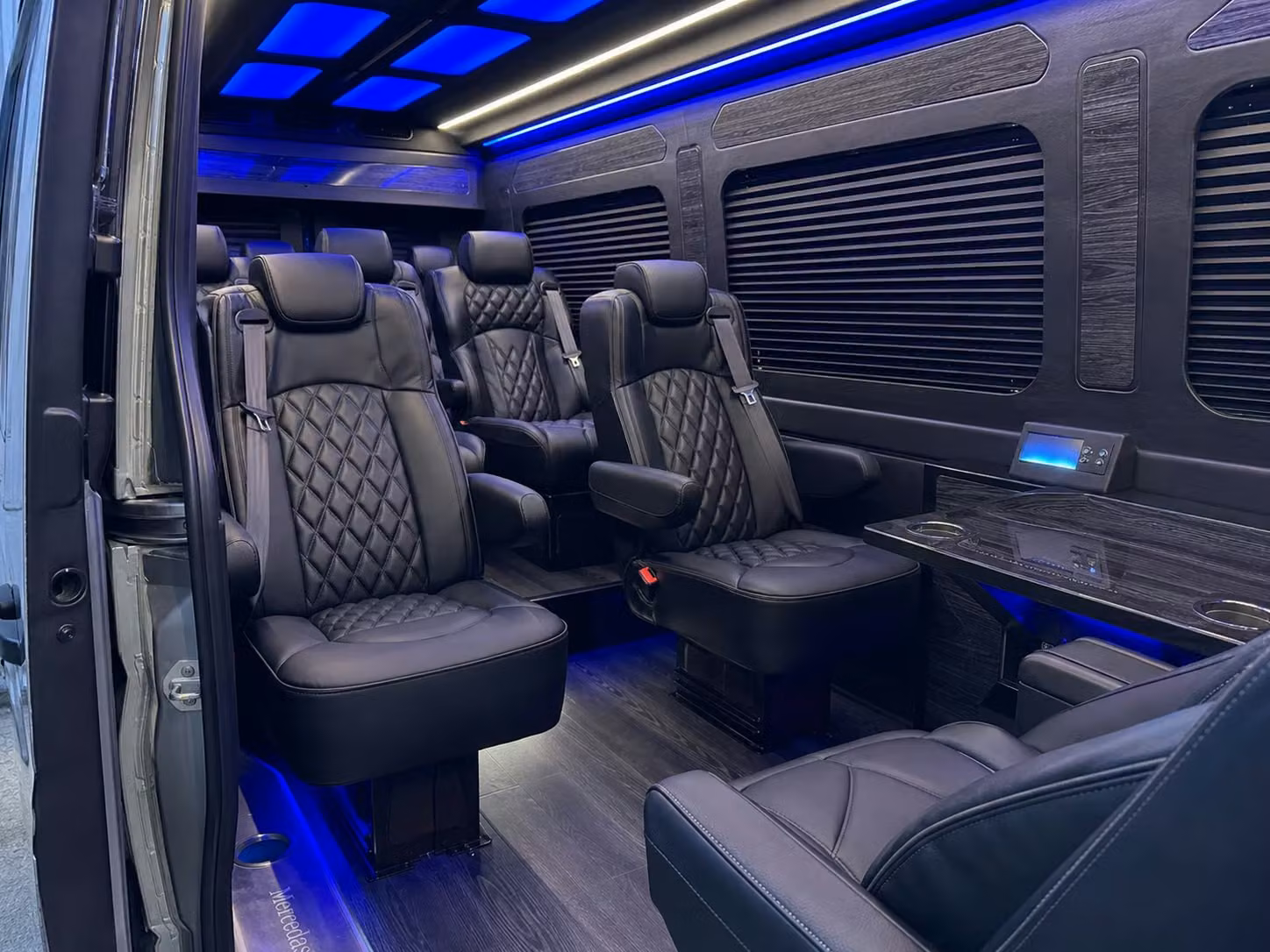 sprinter van transportation for groups and events across titusville