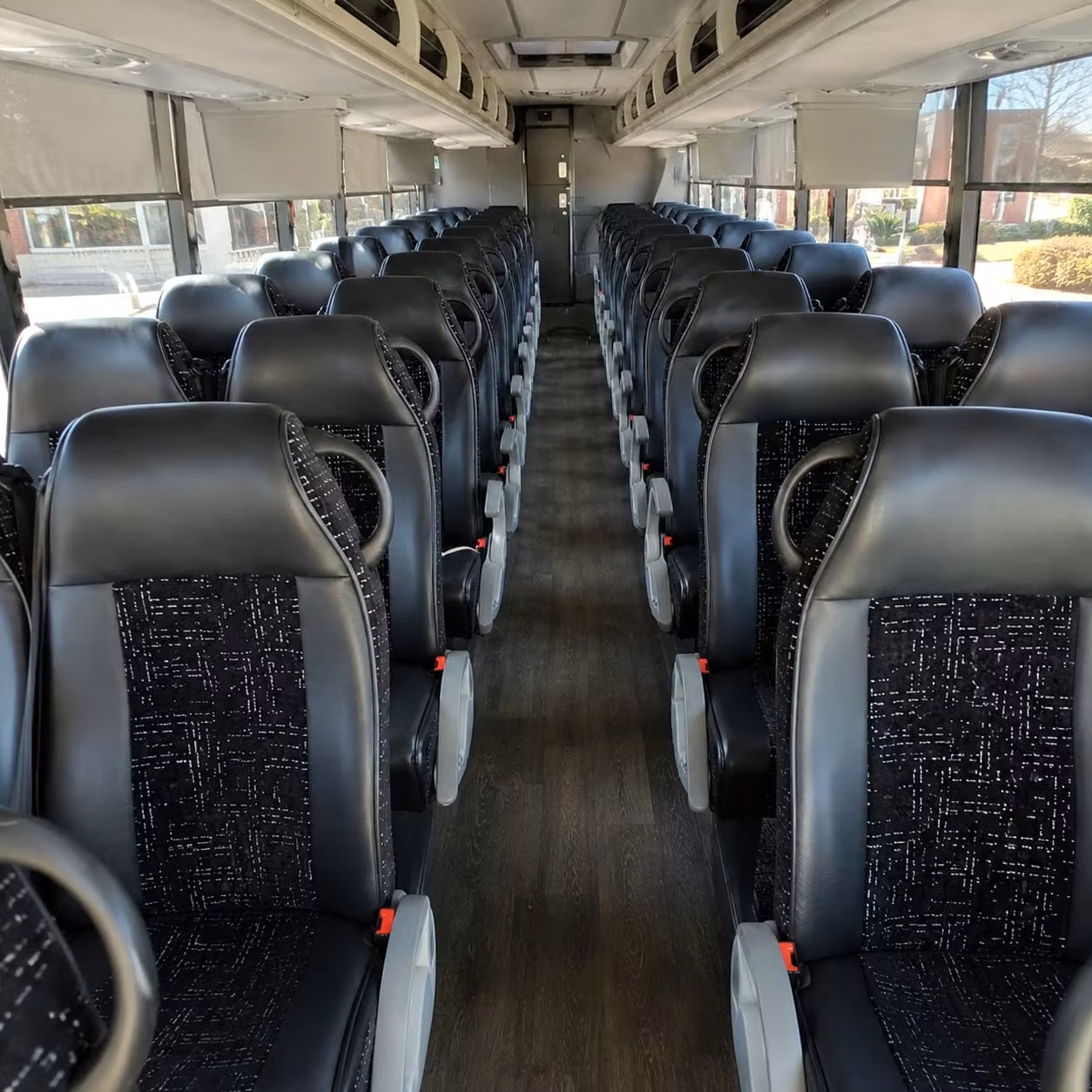 titusville charter bus interior